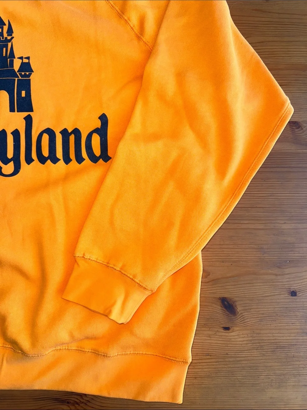 Disney Disneyland Vault 70th Collection Gold Castle Crewneck Sweatshirt